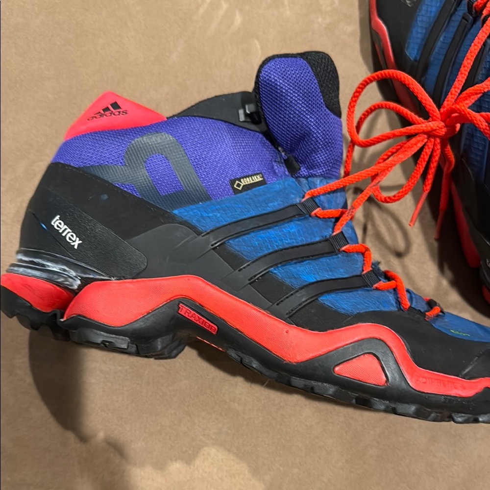 Adidas Terrex Blue, Purple & Red Trail Shoes- Mens 12 - Picture 2 of 4